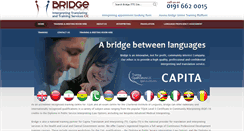Desktop Screenshot of bridgeinterpreting.co.uk